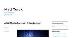 Desktop Screenshot of mattturck.com