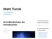 Tablet Screenshot of mattturck.com